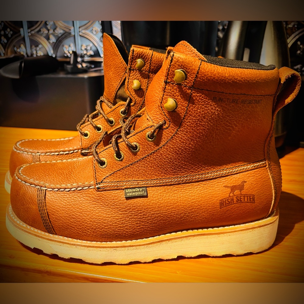 Irish Setter Brown Leather Men's Boots